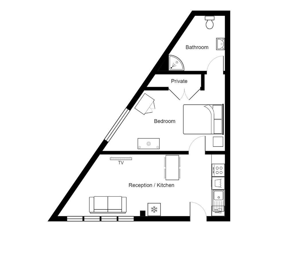 Charming 1 Bedroom Apartment Bristol Luaran gambar